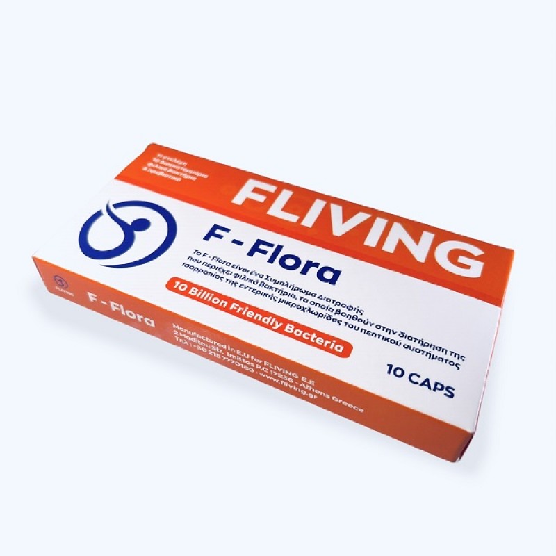 FLIVING F-FLORA 10 BILLION FRIENDLY BACTERIA 10CAPS