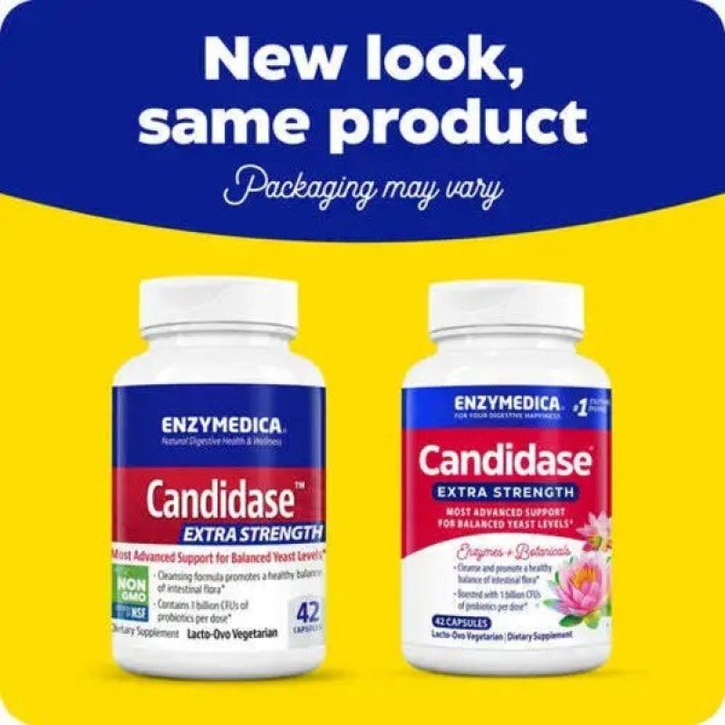 ENZYMEDICA CANDIDASE EXTRA STRENGTH 42caps