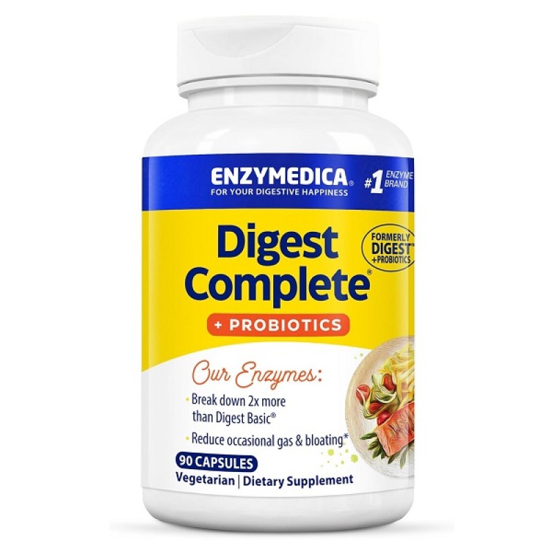 ENZYMEDICA DIGEST COMPLETE + PROBIOTICS 90CAPS