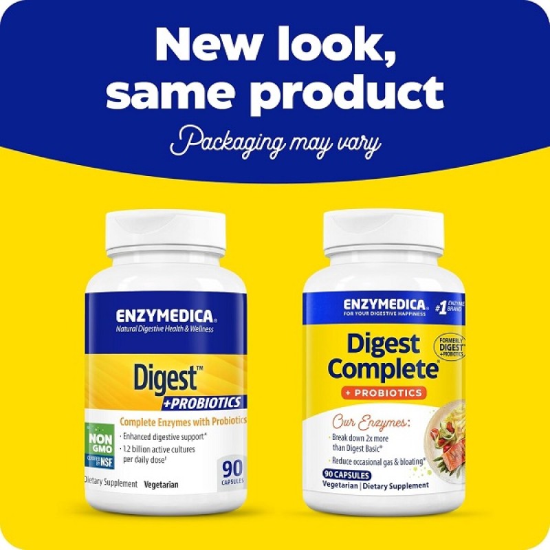 ENZYMEDICA DIGEST COMPLETE + PROBIOTICS 90CAPS